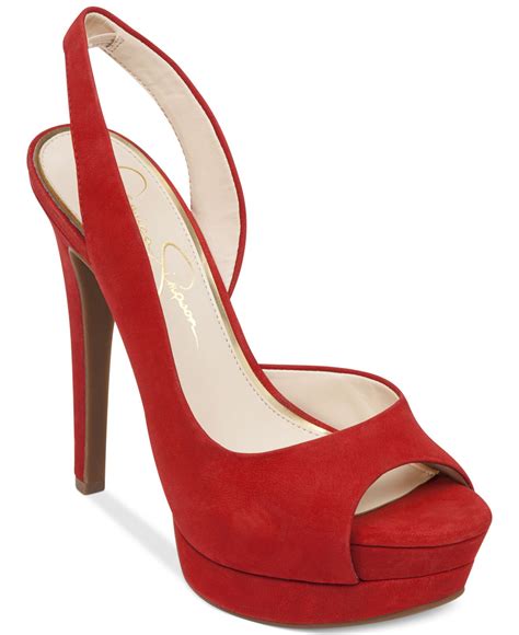 jessica simpson pumps red|jessica simpson slingback pumps.